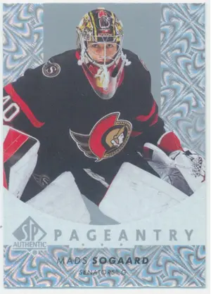 2022-23 SP AUTHENTIC - MADS SOGAARD #P-77 PAGEANTRY