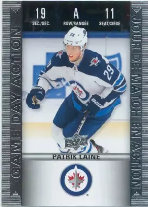 2019-20 TIM HORTONS - PATRIK LAINE #HGD-11 GAME DAY ACTION