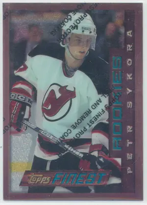 1996-97 TOPPS FINEST - PETR SYKORA #134 ROOKIE