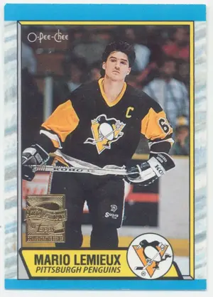 2000-01 TOPPS - MARIO LEMIEUX COMMEMORATIVE REPRINTS #10