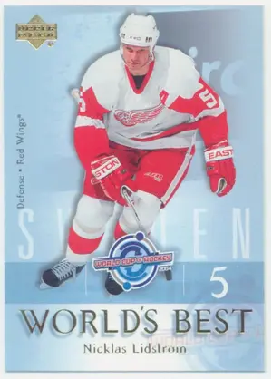 2004-05 UPPER DECK - NICKLAS LIDSTROM #WB26 WORLD'S BEST