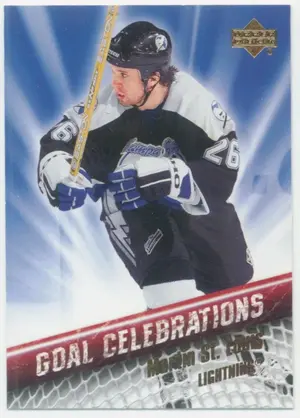 2005-06 UPPER DECK - MARTIN ST. LOUIS #GC5 GOAL CELEBRATIONS
