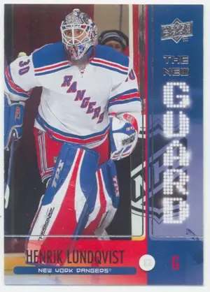 2008-09 UPPER DECK - HENRIK LUNDQVIST #NE8 THE NEW GUARD