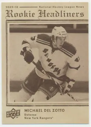 2009-10 UPPER DECK - MICHAEL DEL ZOTTO #RH12 ROOKIE HEADLINERS