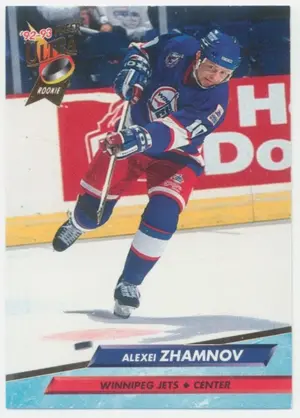 1992-93 FLEER ULTRA - ALEXEI ZHAMNOV #447 ROOKIE