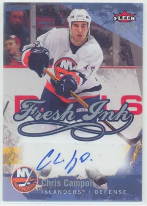 2007-08 FLEER ULTRA - CHRIS CAMPOLI #FI-CC FRESH INK