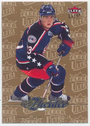 2007-08 FLEER ULTRA - NIKOLAI ZHERDEV #140 GOLD MEDALLION