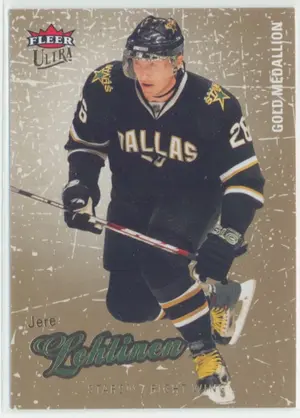 2008-09 FLEER ULTRA - JERE LEHTINEN #141 GOLD MEDALLION