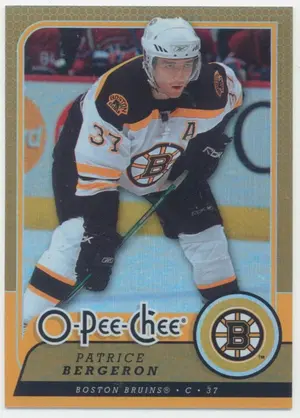 2008-09 O-PEE-CHEE - PATRICE BERGERON #34 RAINBOW FOIL