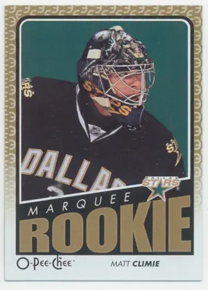 2009-10 O-PEE-CHEE - MATT CLIMIE #761 MARQUEE ROOKIES