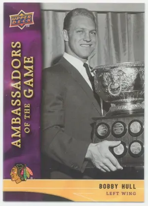 2009-10 Upper Deck Bobby Hull Ambassadors of the Game #AG30