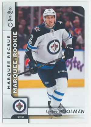 2017-18 O-PEE-CHEE - TUCKER POOLMAN #621 MARQUEE ROOKIE