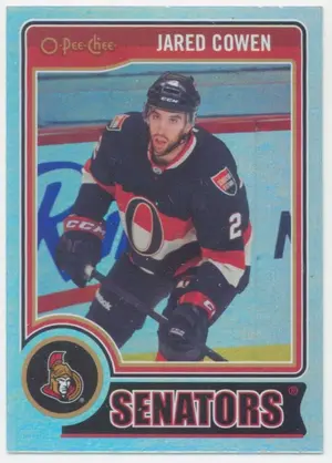 2014-15 O-PEE-CHEE - JARED COWEN #80 RAINBOW FOIL