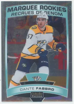 2019-20 O-PEE-CHEE PLATINUM - DANTE FABBRO #183 MARQUEE ROOKIES