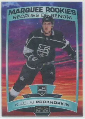 2019-20 O-PEE-CHEE PLATINUM - NIKOLAI PROKHORKIN #193 MARQUEE ROOKIES SUNSET