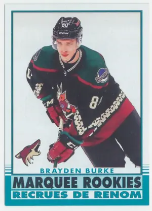 2020-21 O-PEE-CHEE - BRAYDEN BURKE #633 MARQUEE ROOKIES RETRO