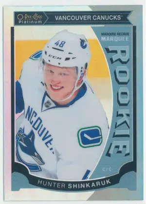 2015-16 O-PEE-CHEE PLATINUM - HUNTER SHINKARUK #M21 MARQUEE ROOKIE RAINBOW