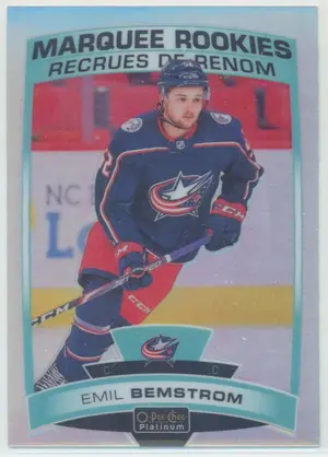 2019-20 O-PEE-CHEE PLATINUM - EMIL BEMSTROM #166 MARQUEE ROOKIES RAINBOW