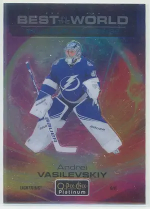 2020-21 O-PEE-CHEE PLATINUM - ANDREI VASILEVSKIY #BW-15 BEST IN THE WORLD