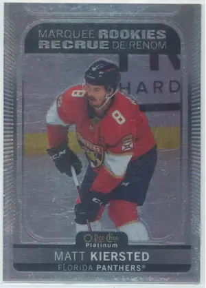 2021-22 O-PEE-CHEE PLATINUM - MATT KIERSTED #255 MARQUEE ROOKIES