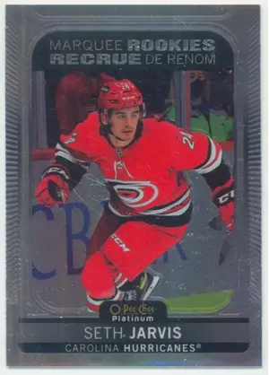 2021-22 O-PEE-CHEE PLATINUM - SETH JARVIS #284 MARQUEE ROOKIES