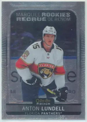 2021-22 O-PEE-CHEE PLATINUM - ANTON LUNDELL #296 MARQUEE ROOKIES