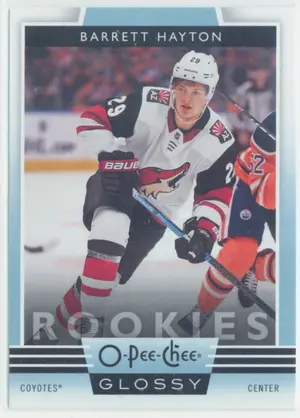 2019-20 UPPER DECK - BARRETT HAYTON #R-17 O-PEE-CHEE GLOSSY ROOKIES