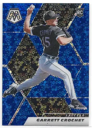 2021 Mosaic Prizm Quick Pitch Blue #257 Garrett Crochet (84/85)