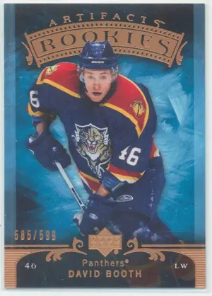 2006-07 ARTIFACTS - DAVID BOOTH #267 ROOKIES 585/599