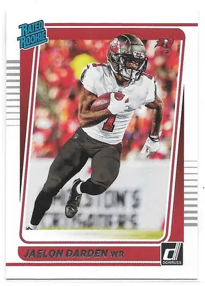2021 Donruss #288 Jaelon Darden RC (Rated Rookie)