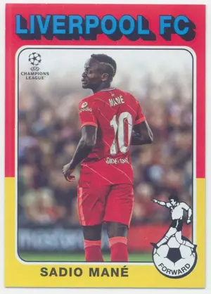 2021-22 Topps UEFA Champions League - Sadio Mane #75-03 1975-76 Topps Footballers