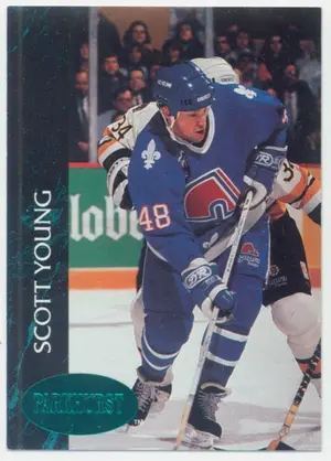 1992-93 PARKHURST - SCOTT YOUNG #383 EMERALD ICE