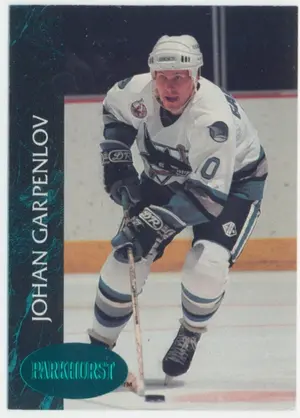 1992-93 PARKHURST - JOHAN GARPENLOV #397 EMERALD ICE
