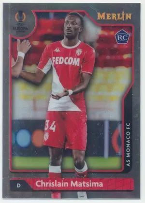 2021-22 Topps Merlin Collection Chrome UCL - Chrislain Matsima #134 Rookie