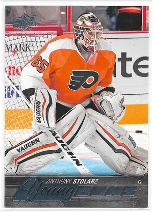 2015-16 Upper Deck #488 Anthony Stolarz RC (Young Guns)