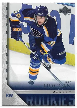 2005-06 Upper Deck #210 Jeff Hoggan RC (Young Guns)