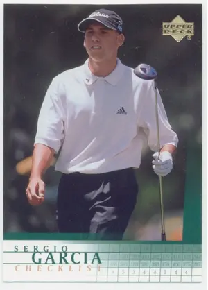 2001 Upper Deck - Sergio Garcia #197 Checklist