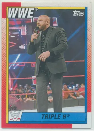 2021 Topps Heritage WWE - Triple H #100