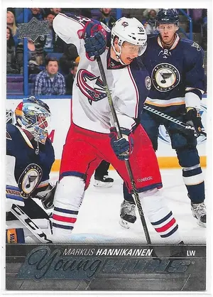 2015-16 Upper Deck #493 Markus Hannikainen RC (Young Guns)