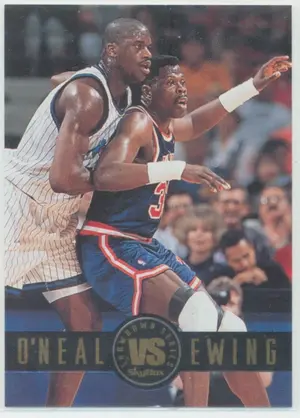 1993-94 Skybox Premium - Shaquille O'Neal/Patrick Ewing #SS2 Showdown Series