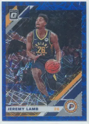 2019-20 Panini Donruss Optic - Jeremy Lamb #118 Blue Velocity Parallel