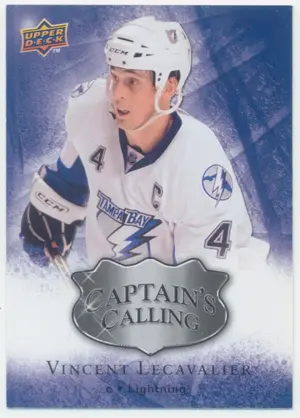 2009-10 UPPER DECK - VINCENT LECAVALIER #CC7 CAPTAIN'S CALLING