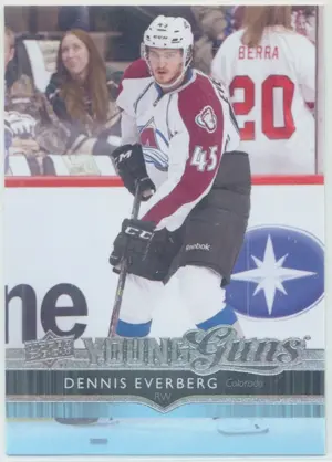 2014-15 UPPER DECK - DENNIS EVERBERG #217 YOUNG GUNS