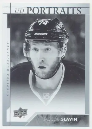 2017-18 UPPER DECK - JACCOB SLAVIN #P-19 UD PORTRAITS