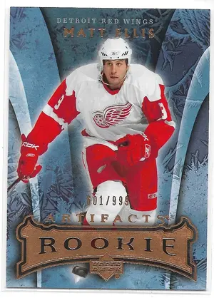 2007-08 Artifacts #191 Matt Ellis RC (601/999)