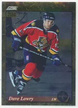 1993-94 SCORE (CDN) - DAVE LOWRY #564 GOLD RUSH