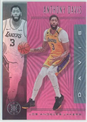 2019-20 Panini Illusions - Anthony Davis #54 Trophy Collection Pink Parallel