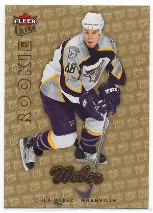 2006-07 Ultra Gold Medallion #211 Shea Weber RC