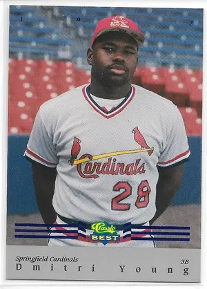 1992 Classic Best Bonus Blue #BC8 Dmitri Young