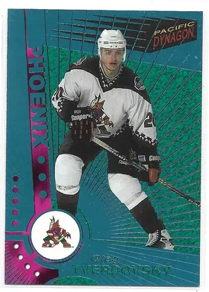 1997-98 Dynagon Ice Blue #99 Oleg Tverdovsky